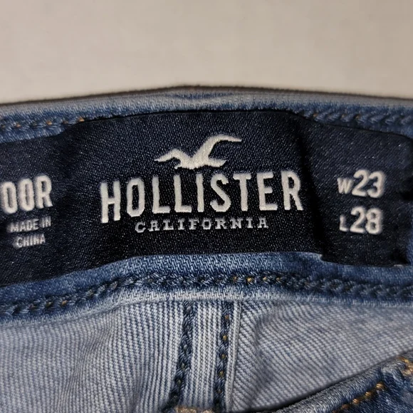 Holister Jeans size 00R low rise  stretch Denim - Picture 4 of 13
